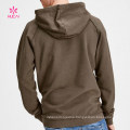 Black Activewear Wholesale Men Cotton Custom Hoodies